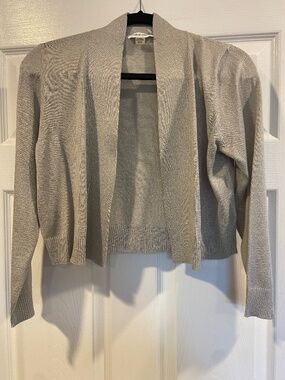 Calvin Klein Cardigan Silver Sz Medium
